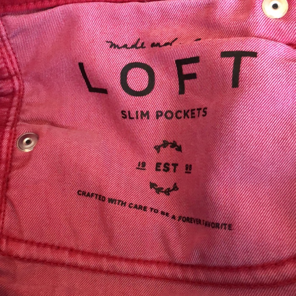 Red Loft jeans - Picture 3 of 6